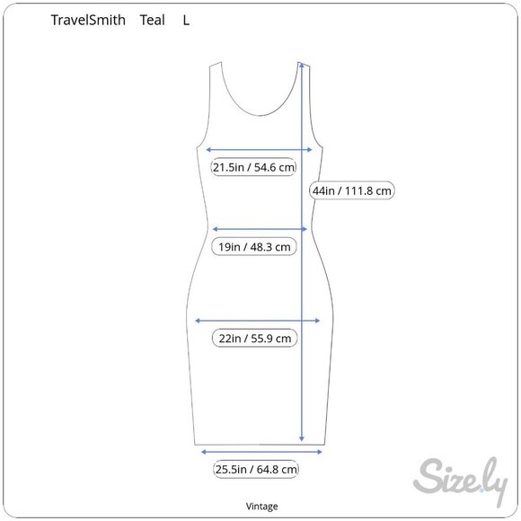 TravelSmith Womens Paneled Sleeveless Teal Stretch Pencil Sheath Maxi Dress L - Picture 8 of 8